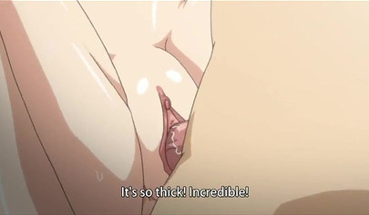 Horny lesbian teen nympho drilled in sexy hentai threesome