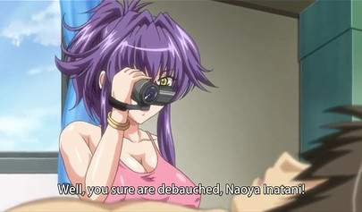 Horny lesbian teen nympho drilled in sexy hentai threesome