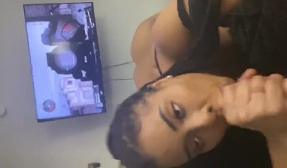 Gorgeous ebony teen Kira Noir seduced and banged her horny roommate