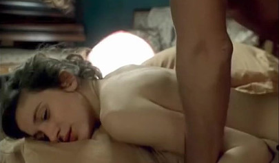 Gorgeous brunette teen drilled hardcore in doggystyle with a big cock