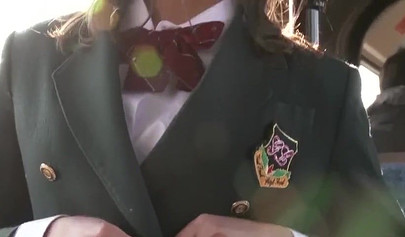 Teasing a hot babe Foxy Di on a public bus