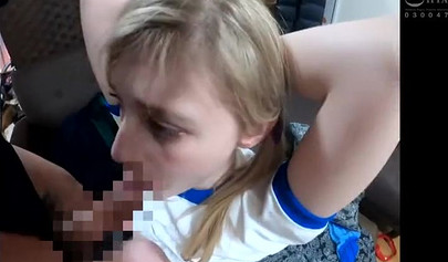 A morning fuck for the slutty Japanese school girl