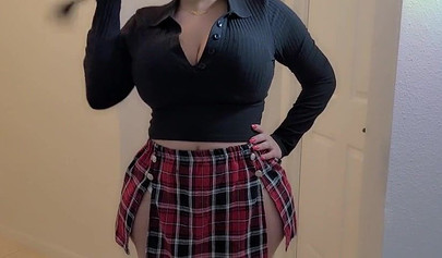 Daddy is spanking big ass Latina stepdaughter for being naughty