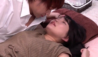 Skinny Asian babe needs a treat for her pussy