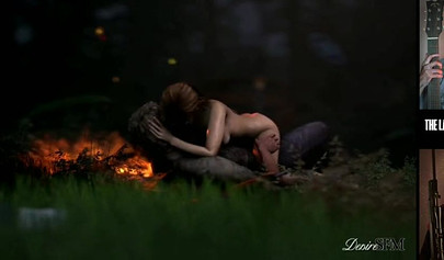 Ellie and Joel love to fuck in public - compilation