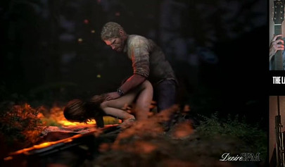 Ellie and Joel love to fuck in public - compilation