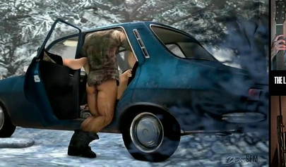 Ellie and Joel love to fuck in public - compilation