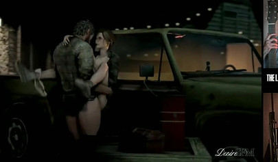 Ellie and Joel love to fuck in public - compilation