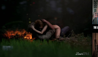 Ellie and Joel love to fuck in public - compilation