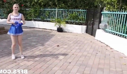 Nailing the hot cheerleader team of filthy skanks