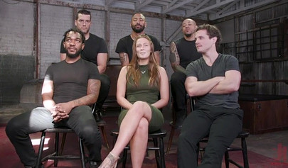 Therapy gangbang for the lustful little whore Febby Twigs