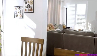 Alex D has a creamy surprise for stepsister Lilly Ford