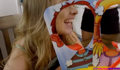 Alex D has a creamy surprise for stepsister Lilly Ford