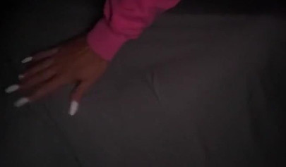 Slutty amateur blonde sucking and riding cock in the car