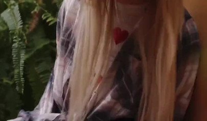 Beautiful petite blonde lesbian fingering a tight milf pussy