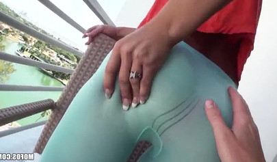 Gorgeous brunette mom Kelly Diamond giving a blowjob after rough sex