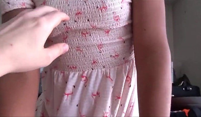 Slutty ebony teen Alex Adams milking her stepdad's cock