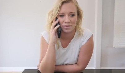 Horny blonde teen Bailey Brooke getting creampied by her stepbrother