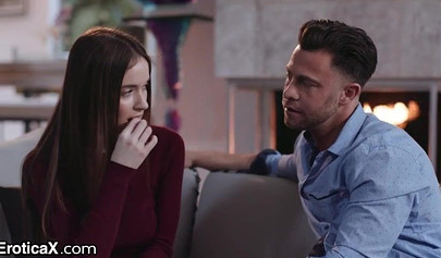 Petite brunette Katie Kush fucked her friend's boyfriend hard