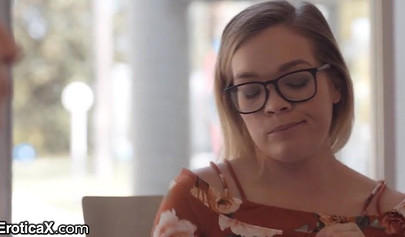 Petite brunette Katie Kush fucked her friend's boyfriend hard