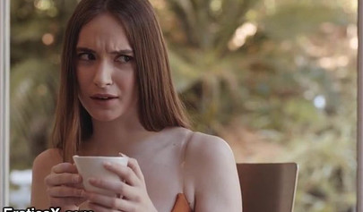 Petite brunette Katie Kush fucked her friend's boyfriend hard