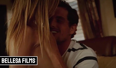 Naughty brunette Kristen Scott got a cumshot after fucking