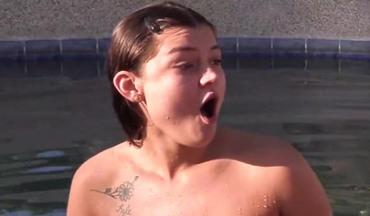 Inked-up muscular hunk shoving his cock inside Kenzie Madison's cunt