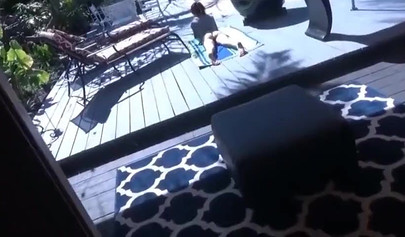 Cute teen with big tits Hailey Little riding a dick