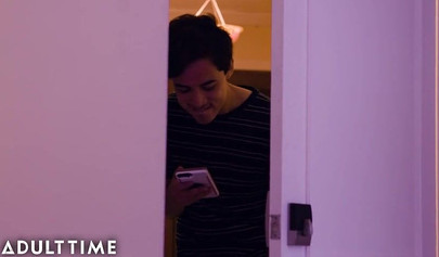 Blonde step sister with small tits Anny Aurora caught camming