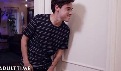 Blonde step sister with small tits Anny Aurora caught camming