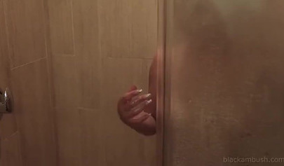 Busty Arab babe fucks a mega ebony shaft doggystyle