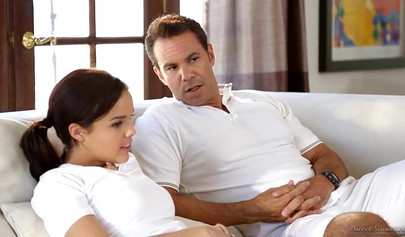 Lovely brunette Dillion Harper screws her tennis coach