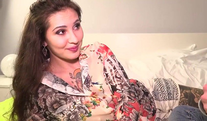 Tattooed milf with big boobs fucking a young man's shaft