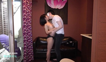 Hairy Japanese babe gets dicked down POV HD