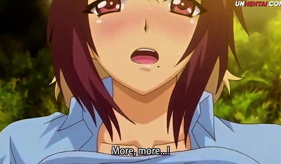 Busty babe fucks hard in a nasty hentai video