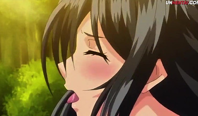 Busty babe fucks hard in a nasty hentai video