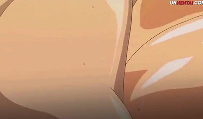 Busty babe fucks hard in a nasty hentai video