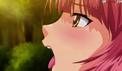 Busty babe fucks hard in a nasty hentai video