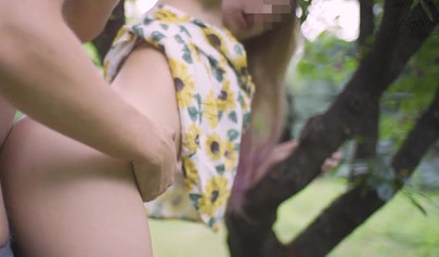 Morning pleasure and a wet creampie in public