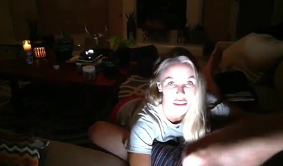 Blonde hottie gets a big cock for her pretty ass