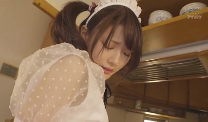 Sensual Japanese babe in stockings fucks the neighbor