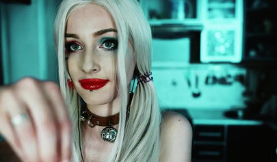 Petite Harley Quinn is one nasty little skank