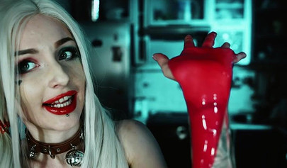 Petite Harley Quinn is one nasty little skank
