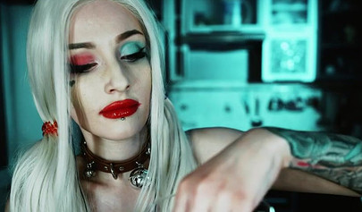 Petite Harley Quinn is one nasty little skank