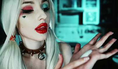 Petite Harley Quinn is one nasty little skank