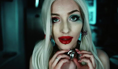 Petite Harley Quinn is one nasty little skank