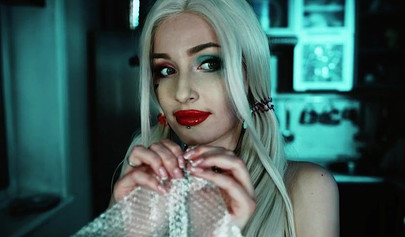 Petite Harley Quinn is one nasty little skank