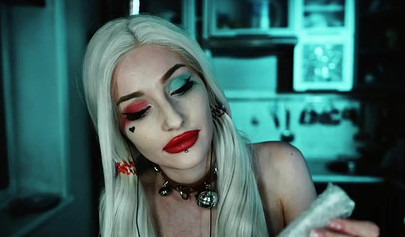 Petite Harley Quinn is one nasty little skank