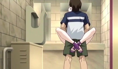 Uncensored Hentai featuring horny teens in a rough threesome