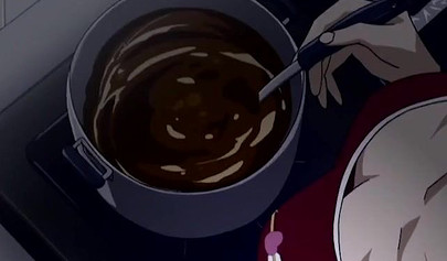 Uncensored Hentai featuring horny teens in a rough threesome